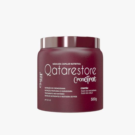 Máscara Nutrição Qatarestore Cronotrat Qatar Hair 500g Máscara