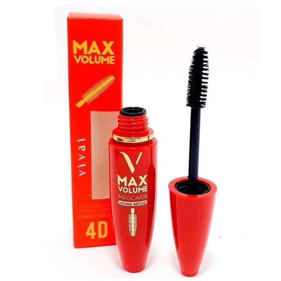 Imagem de Máscara para Cílios 4D Mega Curve Max Volume Vivai
