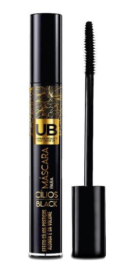 Imagem de Máscara Para Cílios Black Efeito Postiços Ub Make Up - 7ml