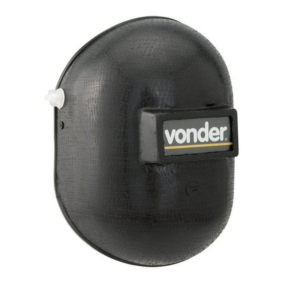 Imagem de Máscara Para Solda com Visor Fixo VD 720 Vonder