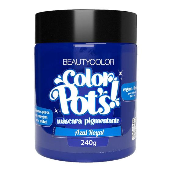 Imagem de Máscara Pigmentante Beauty Color Pot's Azul Royal 240g