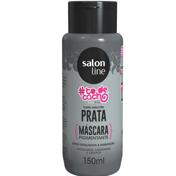 Imagem de Máscara Pigmentante Salon Line Tô De Cacho Prata 150ml