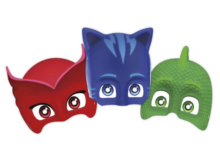 Imagem de Máscara PJ Masks Regina Festas 6 Unidades