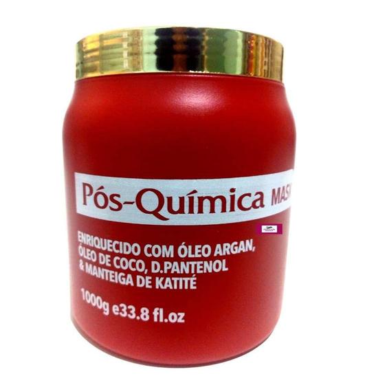 Mascara Pós Química Life Hair Hidratação Profunda Argan 1Kg Máscara