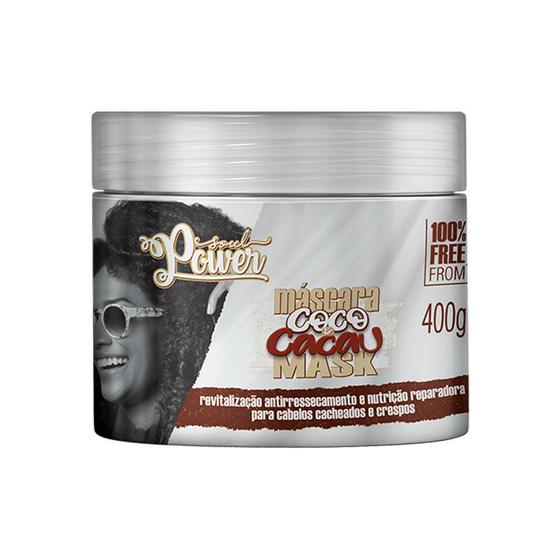 Imagem de Máscara Power Nutritiva Coco E Cacau 400g Soul Power