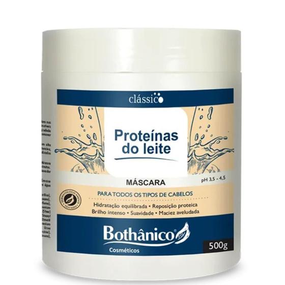 Imagem de Máscara Proteínas Do Leite Bothânico 500g Todo Tipo d Cabelo