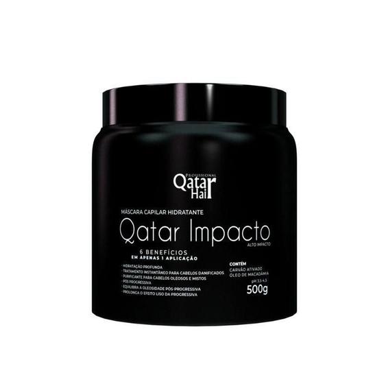 Máscara Qatar Impacto Qatar Hair 500G Troia Hair Máscara Capilar