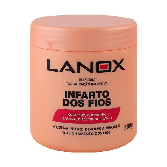 Imagem de Máscara Reestruturação Intensiva Lanox Infarto Dos Fios 500g