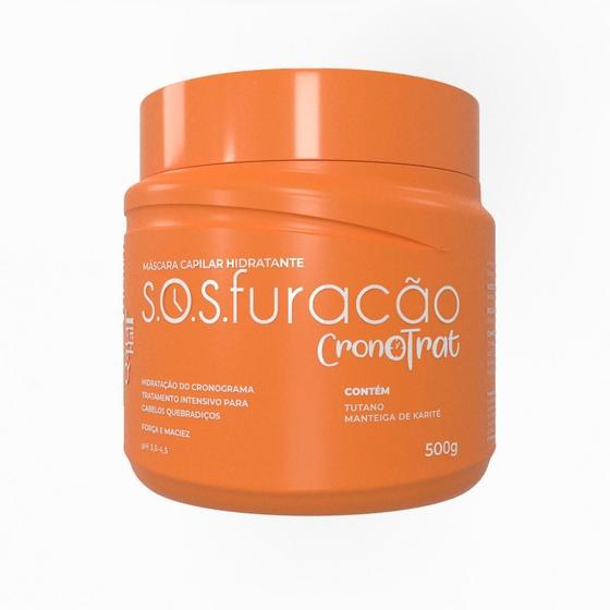 Imagem de Máscara S.O.S Furacão Cronotrat 500g - Qatar Hair