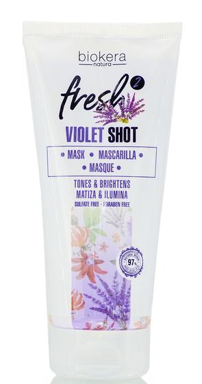 Imagem de Máscara Salerm Biokera Natura Fresh Violet Shot 200mL