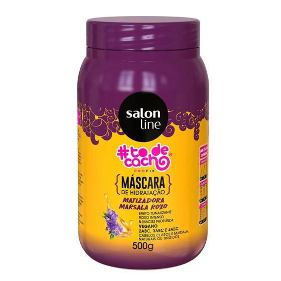 Imagem de Máscara Salon Line todecacho Matizadora Marsala Roxo - 500g