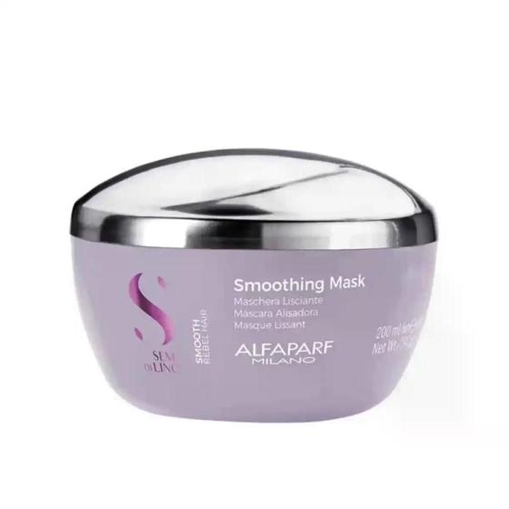 Imagem de Máscara Semi Di Lino Smooth Smoothing Alfaparf 200Ml