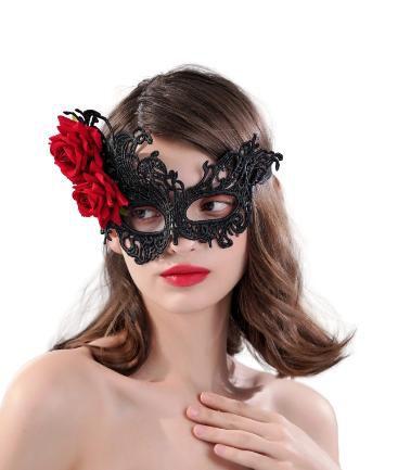 Imagem de Mascara sensual / veneziana com rosas