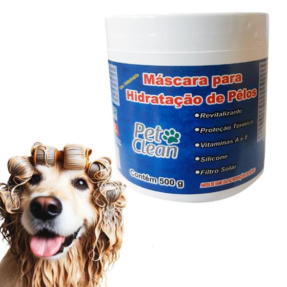 Imagem de Máscara Soft Line Hidratação Pelos Cães Gatos 500g Pet Clean