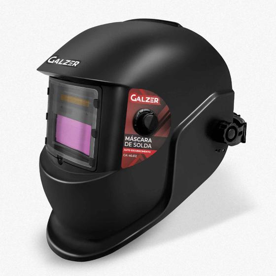 Imagem de Máscara Solda Com Regulagem Automatica Profissional Galzer