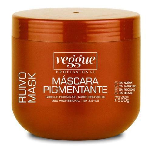 Máscara Tonalizante Cabelos Ruivos Veggue Profissional 500Ml