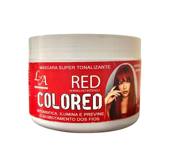 Imagem de Máscara Tonalizante Colored Red L&A 300G Vermelho