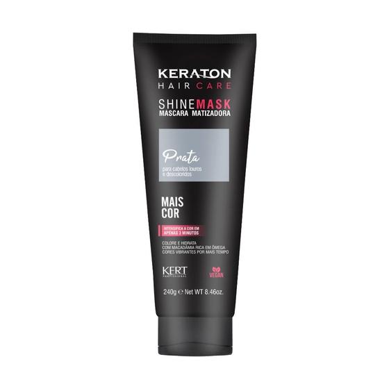 Imagem de Máscara Tratamento Capilar Keraton Matizadora Shine Mask Prata 250g