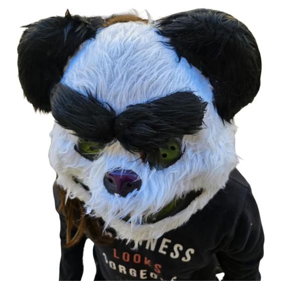 Imagem de Máscara Urso panda Pelúcia Creepy De Halloween Fantasia