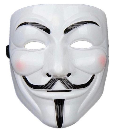 Imagem de Mascara V De Vingança - KIT COM 10 UNIDADES- Fantasia Anonymous - Cosplay