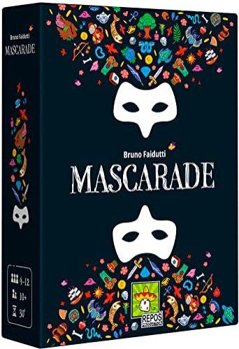 Mascarade Second Edition Party Game Bluffing Jogo Estratégia Board Game Jogo Familiar Divertido para Noite de Jogo com Adultos e Crianças Idade 10+ Tempo médio de reprodução 30 minutos Feito pela Repos Production Menor preço em Mascarade Second Edition Party Game Bluffing Jogo Estratégia Board Game Jogo Familiar Divertido para Noite de Jogo com Adultos e Crianças Idade 10+ Tempo médio de reprodução 30 minutos Feito pela Repos Production
