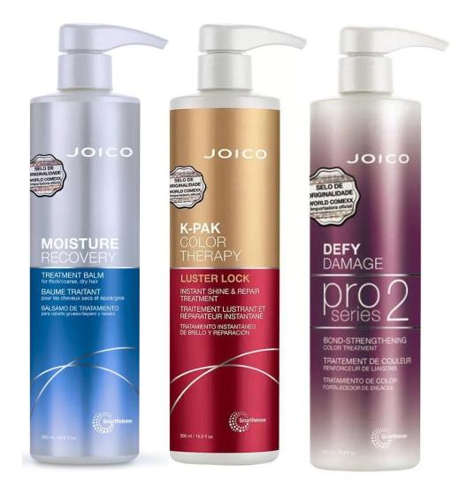 Mascaras Joico Para Tratamento de Cronograma Capilar Profissional Kit