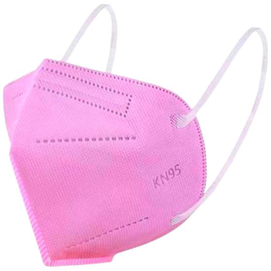 Imagem de Máscaras Kn95 Rosa Adultas Com Anvisa - Kit 30 Unidades