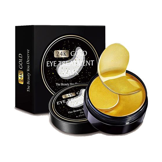 Imagem de Máscaras para Olhos VANELC 24k Gold com Colágeno - Pacote com 30 Unidades