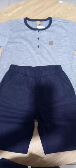 Imagem de Masculino conjunto infantil, cor azul tamanho p