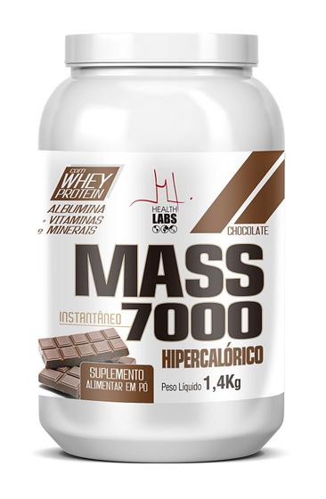 Imagem de Mass Hipercalórico 7000 Health Labs Sabor Chocolate 1,4Kg