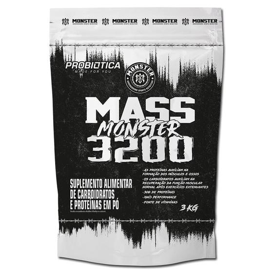 Imagem de Mass Monster 3200 3Kg - Probiótica - Refil - Chocolate