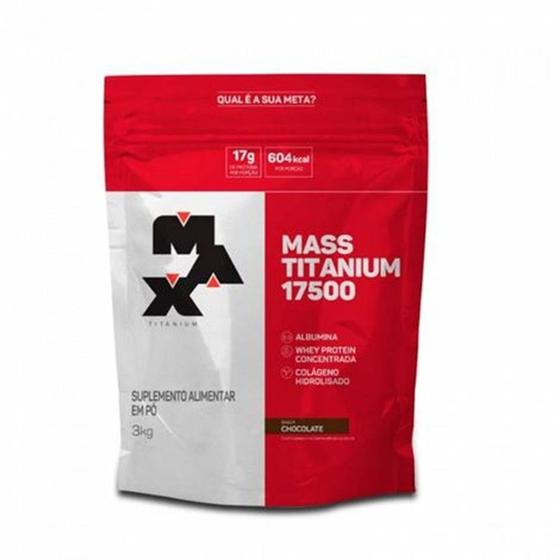 Imagem de MASS TITANIUM 3KG CHOCOLATE proteínas (G) 17