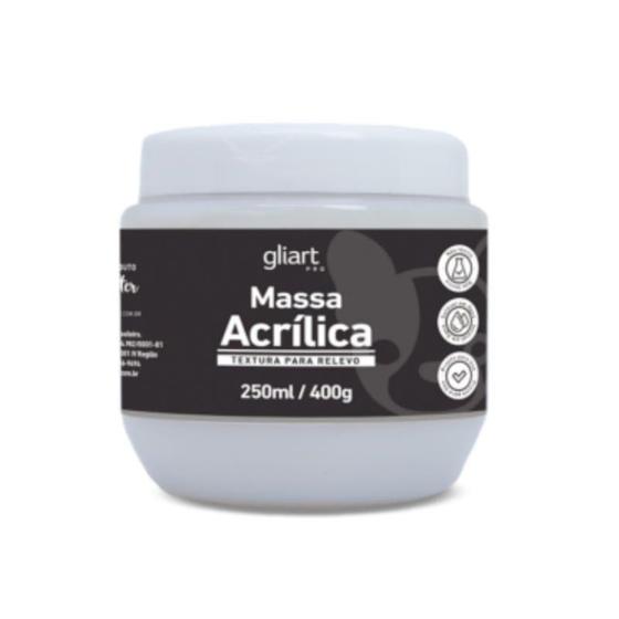 Imagem de Massa Acrilica (Textura para relevo) 250ml/400g Gliart