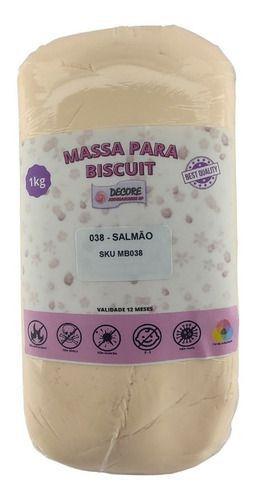 Imagem de Massa Biscuit Artesanato Profissional Qualidade 1kg Colorida