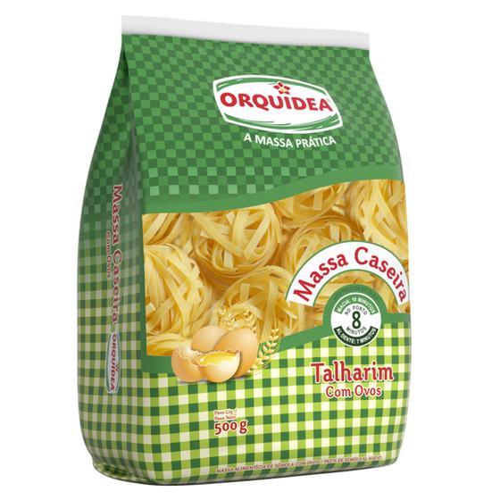 Imagem de Massa Com Ovos Caseira Talharim Orquídea 500g