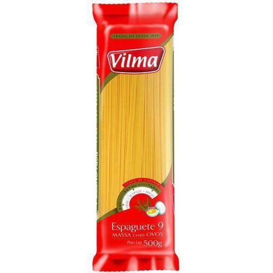 Imagem de Massa com ovos espaguete vilma n 09 pacote 500 g