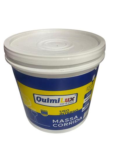 Massa corrida 25kg balde - quimilux Menor preço em Massa corrida 25kg balde - quimilux