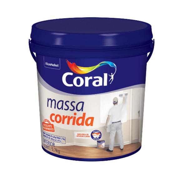 Imagem de Massa Corrida 5,7Kg Branco - Coral