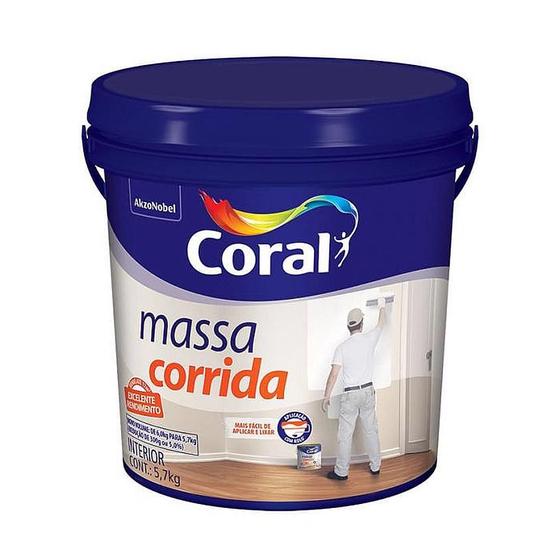 Imagem de Massa Corrida Pva 5,7kg - Coral