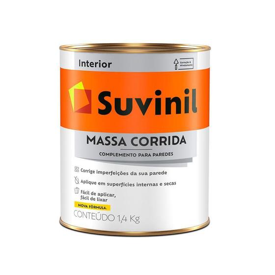 Massa Corrida Suvinil PVA Branco 900 ml Menor preço em Massa Corrida Suvinil PVA Branco 900 ml