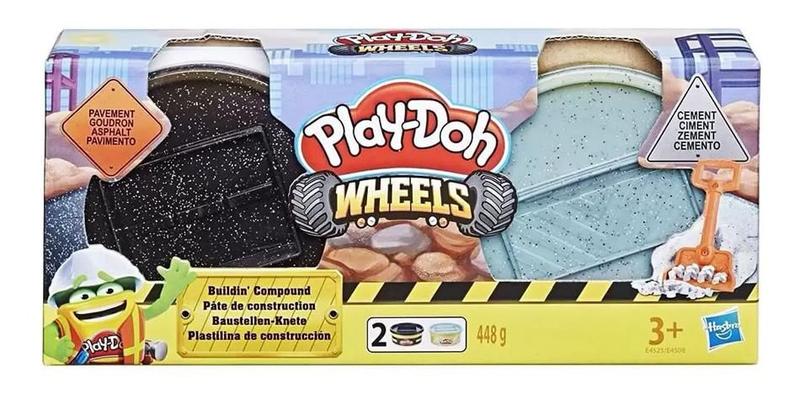 Imagem de Massa de Construção Asfalto Play-Doh Wheels - Hasbro E4525