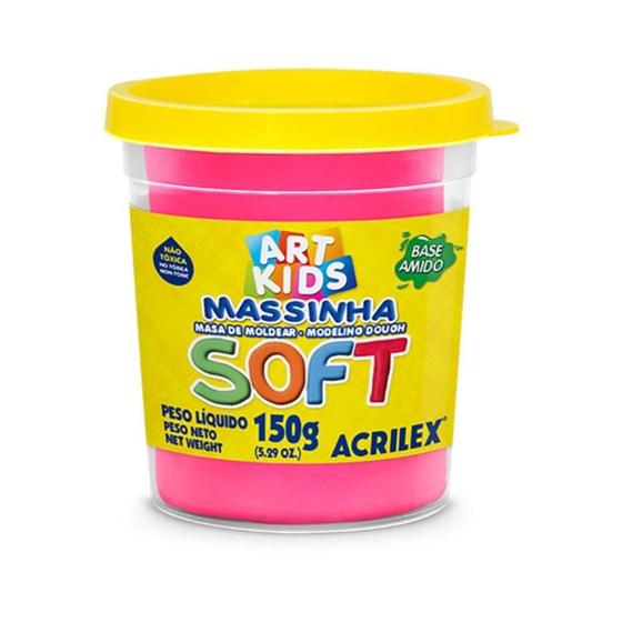 Imagem de Massa de modelar Acrilex Soft 150g 107 maravilha