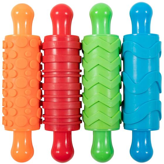 Imagem de Massa de Modelar Educativa Ready 2 Learn - Conjunto com Rolos de Textura (2+ anos)