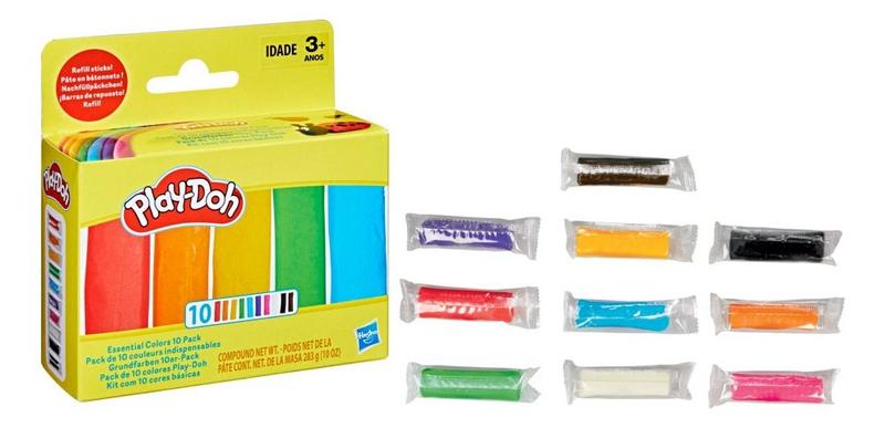 Imagem de Massa De Modelar Play-doh Kit Com 10 Cores