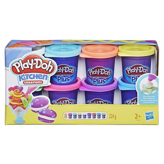 Imagem de Massa de Modelar Play-Doh Plus - 8 Potes - Hasbro