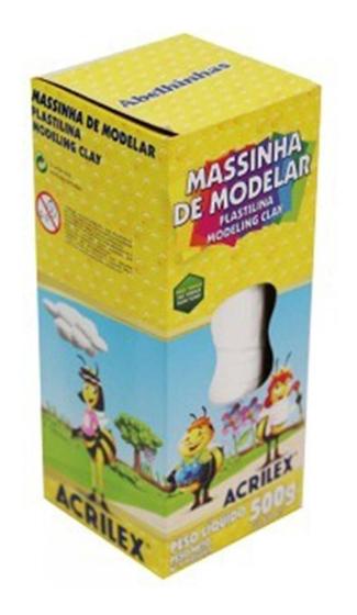 Imagem de Massa De Modelar - Rolo 500G - Branco - 070010519