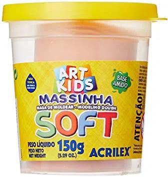 Imagem de Massa de modelar soft 150gr amarelo - 73150538