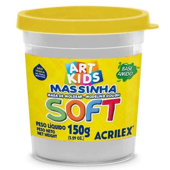 Imagem de Massa de modelar soft 150gr branco - 73150418