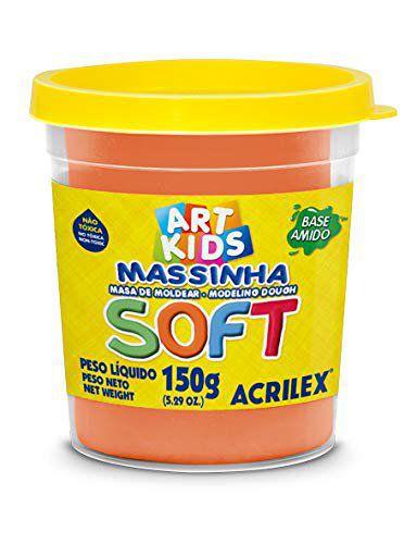 Imagem de Massa de modelar soft 150gr laranja - ref 73150105