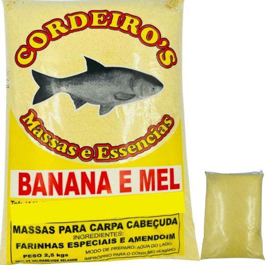 Imagem de Massa de Pesca Isca Carpa Cabeçuda 2,5kg Banana e Mel